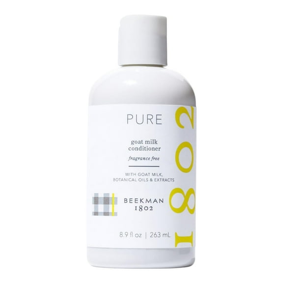 Beekman 1802 - Moisturizing Conditioner - Pure Goat Milk - Fragrance-Free Goat Milk Hair Conditioner For Dry Hair - Naturally Rich in Lactic Acid & Vitamins - Cruelty-Free Goat Milk Hair Care - 8.9oz