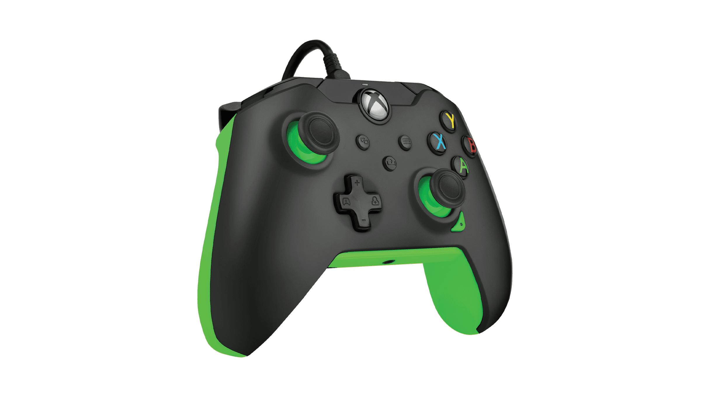 PDP Neon Wired Controller for Xbox & Windows 10/11, Black/Green