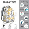 thumbnail image 6 of "Sunflower Themed School Backpack - Beautiful Floral Wildflowers Pattern Bookbag for College Women, Padded Laptop Compartment, Durable Waterproof", 6 of 6