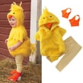 thumbnail image 1 of Disfraz de Halloween para bebé niña, disfraz de pollo para niña, disfraz de animal de dibujos animados, trajes de invierno para bebé de 3 a 6 meses, 1 of 8