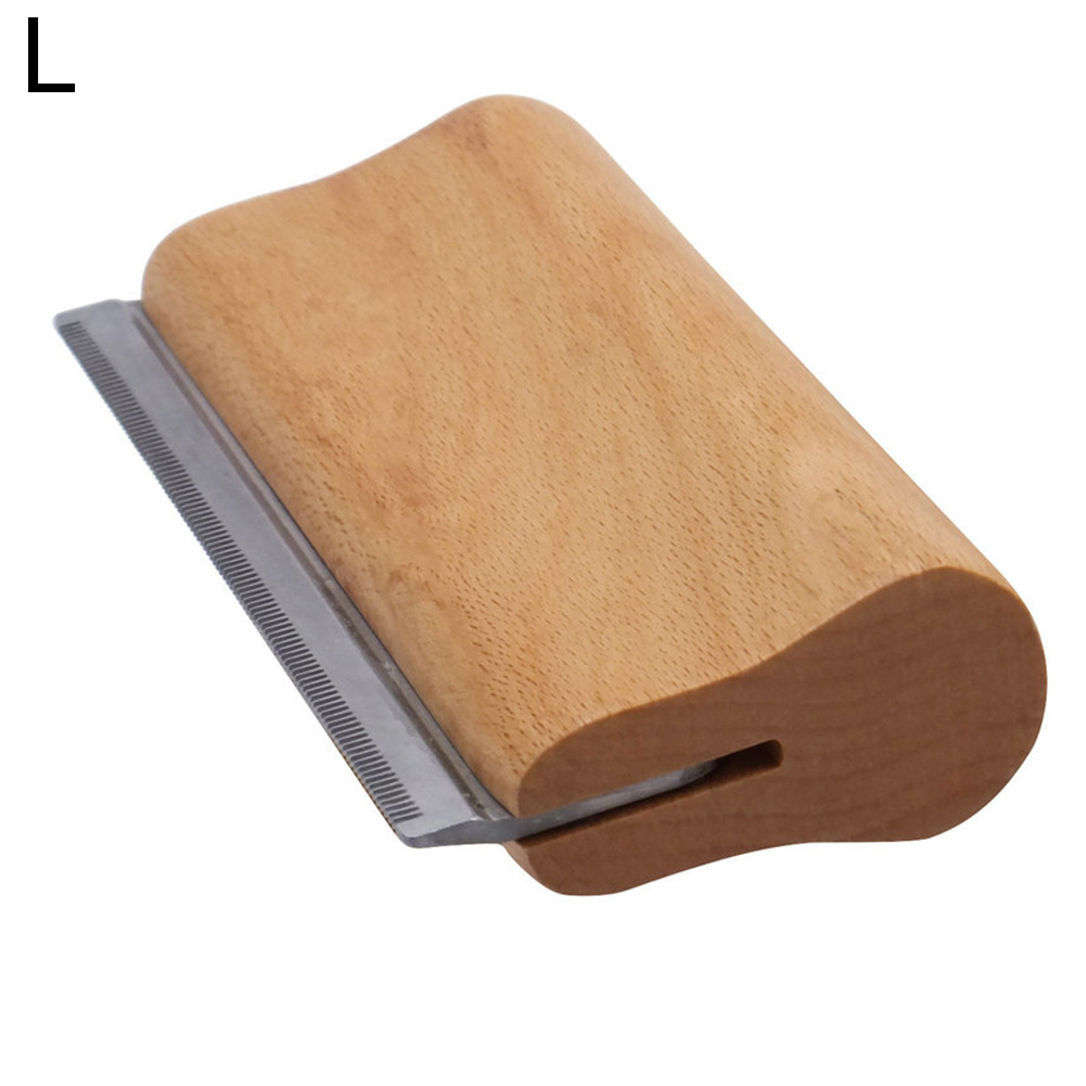 Wooden Groom Brushes Deshedding Grooming Tool Professional Pet Groomer Cats Dogs Comb Ergonomic