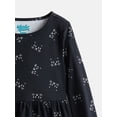thumbnail image 2 of Wonder Nation Girls Long Sleeve Play Dress, Sizes XS-XXL, 2 of 3
