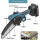 thumbnail image 3 of Cordless Electric Chainsaw with 3-Size Guide Plates (4/6/8 Inch), Rechargeable Lithium Battery for Woodworking, Garden & Home Use - Fel-HAOY, 3 of 5