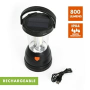 Ozark Trail Triplex LED 800 Lumens Survival Lantern, Rechargeable, Solar, and Crank