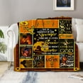 thumbnail image 6 of Soft Fleece Throw Blanket with Inspirational African American Girl Quotes - Cozy, Lightweight Flannel for Couch or Bed, Perfect Gift for Friends & Family, 6 of 6