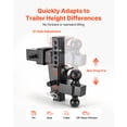 thumbnail image 4 of VEVOR Adjustable Trailer Hitch, Fit 2.5 Inch Receiver, Trailer Hitch Mount with 2 Inch & 2-5/16 Inch Balls, 21000 lbs GTW, 9 Inch Drop, Towing Ball Mounts for RVs, Off-Road Vehicles and Trucks, Black, 4 of 9