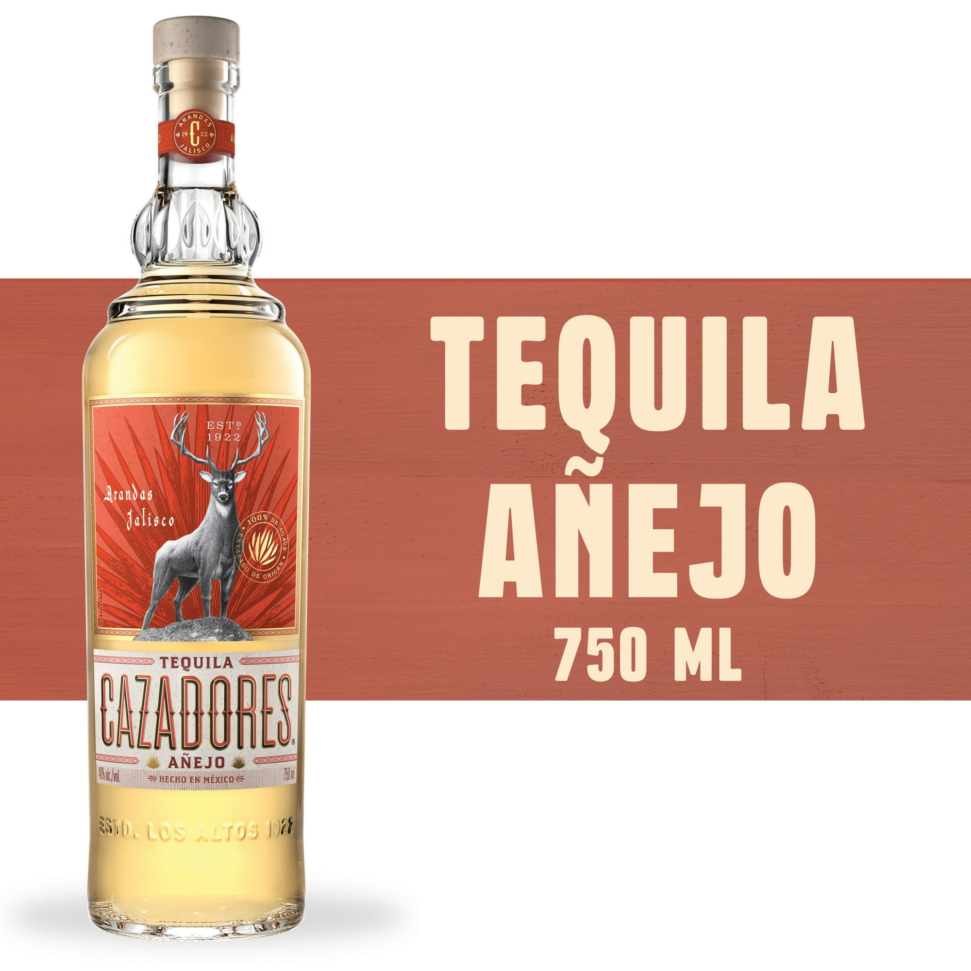 Tequila CAZADORES Anejo - 750 mL Bottle
