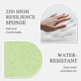 thumbnail image 2 of Aoodor High-Back Outdoor Dining Chair Cushion Set, Fade-Resistant Polyester Fabric, Water-Repellent TPU Coating, 44x21x3 Inches (Set of 2), 2 of 8