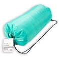 thumbnail image 2 of Saco de dormir Kole Imports SLEEPBAGTEL para adultos, poliéster, color verde azulado, 2 of 3