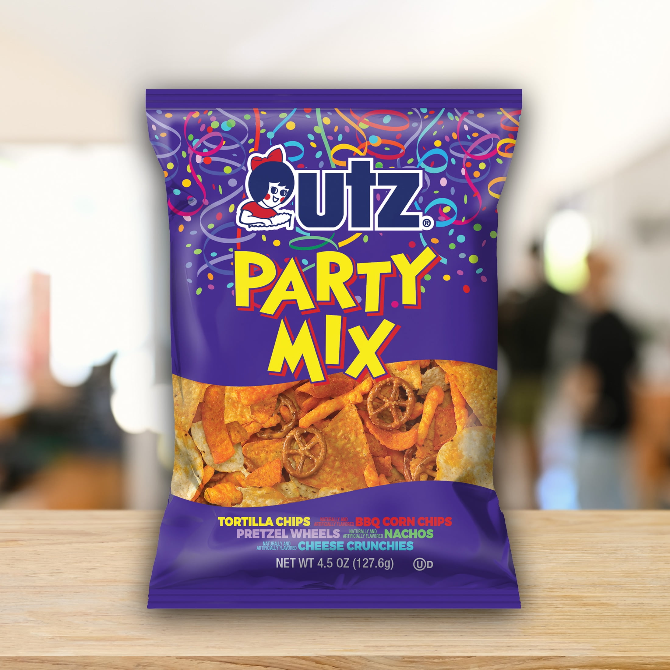 Utz Party Mix, 4.5 oz Bag