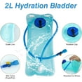thumbnail image 5 of Wolt | Hiking Hydration Backpack with 2L Hydration Bladder Hiking Cycling Climbing for Unisex(Blue), 5 of 6