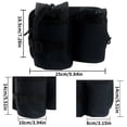 thumbnail image 3 of Matsuzay Portavasos de viaje para equipaje, organizador de botellas de agua, soporte de almacenamiento, Maleta portátil con manos libres, funda para Almacenamiento y organización del hogar Matsuzay HA064162-00B, 3 of 6