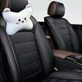 thumbnail image 5 of EGYMEN Car Headrest, 8"x10" Comfortable Neck Support Pillow for Car Seats, Cute Bear Design Auto Head Cushion, Breathable and Ventilated Universal Fit Car Neck Rest, 5 of 6