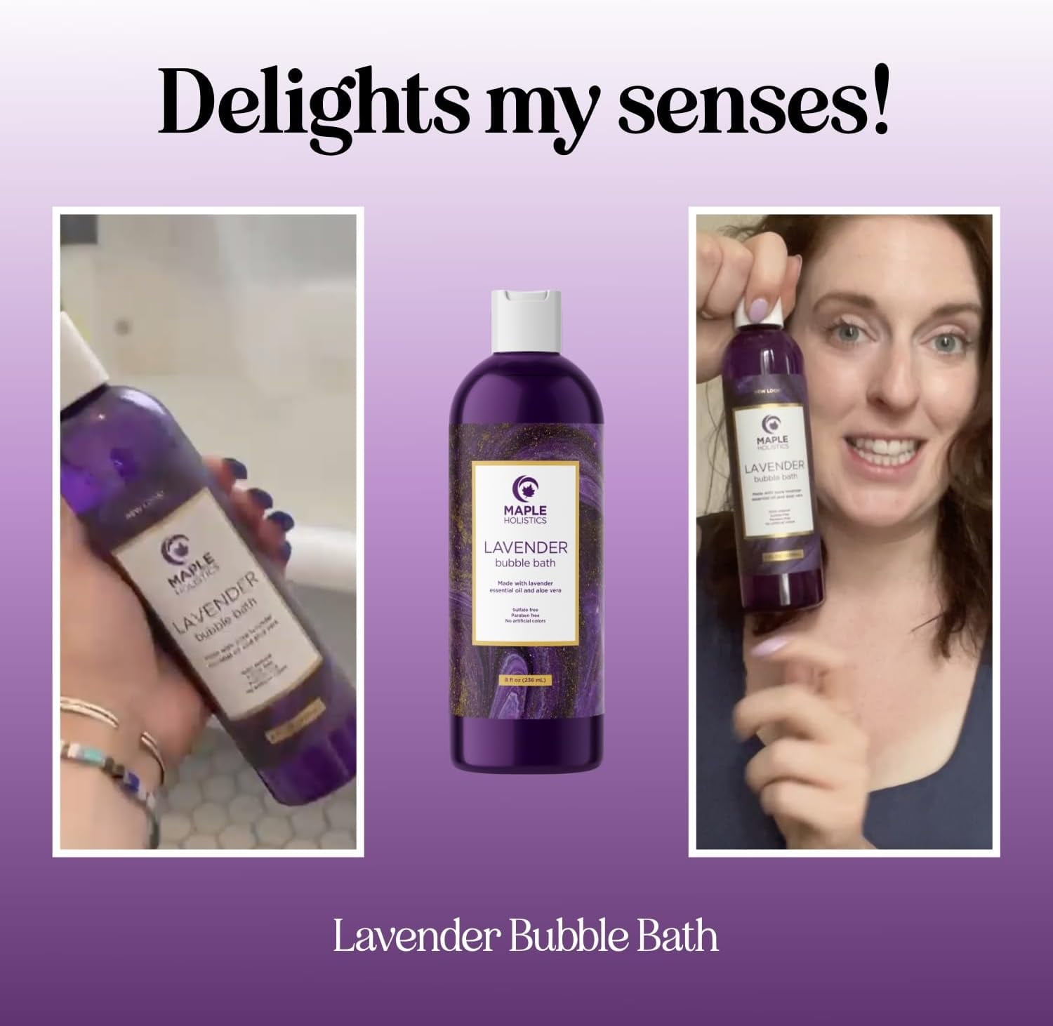 Bubble Bath. Skin-Softening. Essential Oil