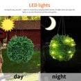 thumbnail image 5 of Lámpara De Bola De Hierba Solar Adorno De Iluminación De Fiesta Lámparas De Patio Trasero Adornos Diseño De Escena Topiary Light Hanging Adorn Para Home Bar No.1 Scienceny HA025660-01, 5 of 5