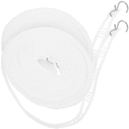 

2pcs Portable Clothesline Windproof Travel Clothesline Laundry Clothes Line for Vacation Camping