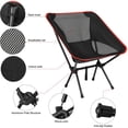 thumbnail image 3 of Silla de luna desmontable portátil espesar transpirable para barbacoa viajes pesca senderismo Wdftyju Para Estrenar, 3 of 5