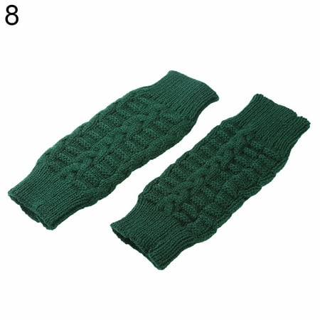 

PERZOE Winter Dew Finger Gloves Women S Computer Short Gloves Warm Extended Gloves Half Finger Flat Gloves