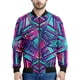 thumbnail image 3 of Chaquetas de bombardero con estampado azteca 3D para hombre, chaqueta de vuelo con cuello alto y cremallera, ropa de calle informal unisex de estilo Harajuku, abrigo, tops, ropa, 3 of 5