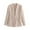 White, variant on Fesfesfes Puffer Jacket Womens Fashion Casual Solid Color Long Sleeve Blazer