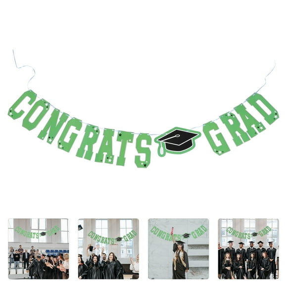 BESTYASH Colgante Verde Para De Fiesta De Graduación Con Impresión Y Duradera