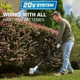 thumbnail image 6 of HART 20V 13" Straight Shaft String Trimmer/Edger (1) 20-Volt 4.0Ah Lithium-Ion Battery, 6 of 14