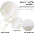 thumbnail image 5 of Cotton Baby Sun Hat Infant Toddler Boys Girls Bucket Hats Summer Sun Protection Kids Beach Caps, 5 of 5