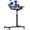 Black, variant on Height Adjustable Rolling Desk Mobile Portable Laptop Stand Cart Small Sit Standing Desk Computer Table Workstation for Home Office