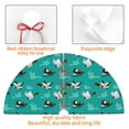 thumbnail image 4 of Sikiie Ducks A 30-48 inches {designName} Print Christmas Tree Skirt Snowman Xmas Tree Skirt with Edge Christmas Decorations for Holiday Party-36", 4 of 7
