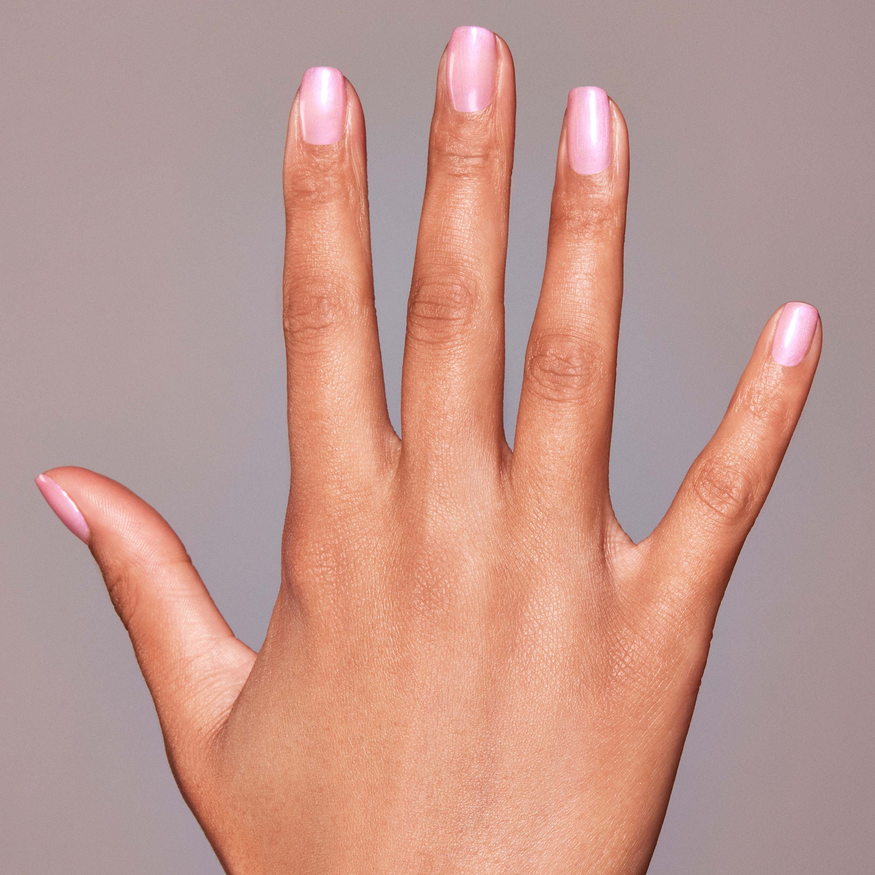 Salon Perfect Glazed Nail Polish, 381 Candy Skies, Pink Glaze, 0.5 fl oz