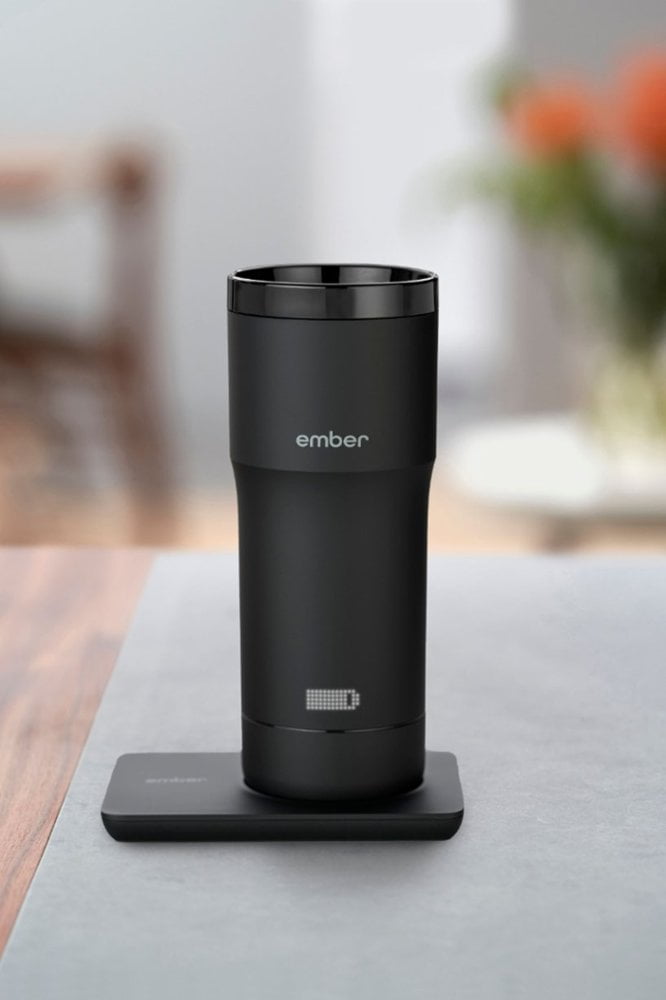 Ember Stainless Steel Temperature Control Travel Mug 2, 12 Oz,  App-Controlled Heated Coffee Mug with…See more Ember Stainless Steel  Temperature