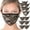 Army Camouflage (12 PCS), variant on Camouflage Print Fashion Washable Adults Unisex One Size Face Covering Mask - Dusty Camouflage (12 Pieces)