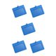 thumbnail image 2 of Methold Paquete de 10 portatarjetas de identificación Funda protectora para tarjetas de autobús Horizontal/Azul cielo Type2 NO2, 2 of 6