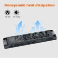 thumbnail image 3 of 100W LED Power Supply AC Input 190-240V DC Output 12V/24V Silent for Lighting, 3 of 10