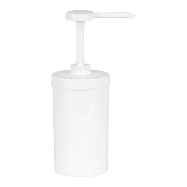 Bomba dispensadora de salsa, dispensador de jarabe de café, 1 L, contenedor para uso comercial, 30 cc