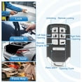 thumbnail image 2 of AutokeyMax Car Key Fob for 2018 2019 Honda Odyssey remote 7 Button KR5V2X 433 MHz, 2 of 7