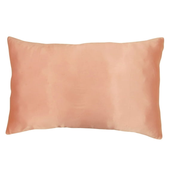 Home Décor Throw Satin Silk Pillow Sham Solid Cushion Cover Case - Choose Size