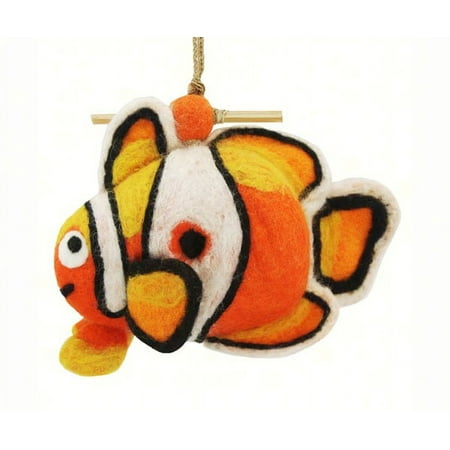 DZI Handmade Designs DZI484038 Clown Fish Felt Birdhouse