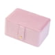 thumbnail image 4 of Caja de almacenamiento de joyas Estuche de almacenamiento de joyas Compartimentos ajustables multifuncionales Rosa, 4 of 9