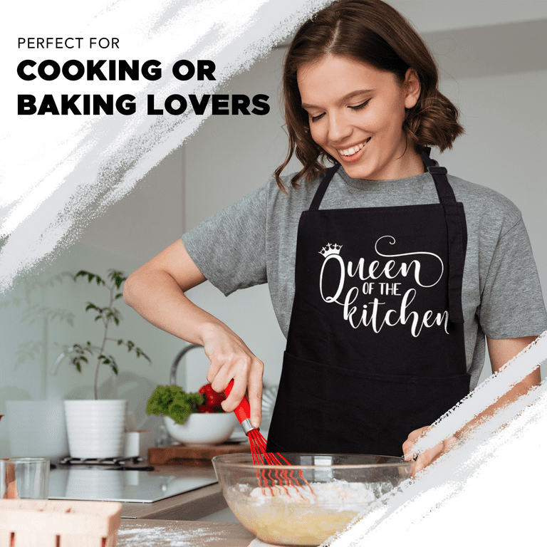 Cooking Aprons For Women - Funny Aprons For Women, Cooking Gifts For Women  Who Love to Cook - Kitchen Aprons For Women with Pockets - Mothers Day Gifts,  Christmas Gifts for Women