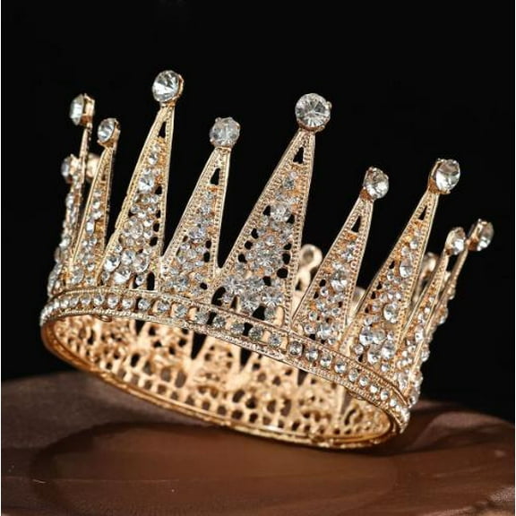 LOLIPPYY Crown For Women Crystal Rhinestone Wedding Tiara Princess Headband Queen Hair Accessories For Birthday Prom Wedding Party