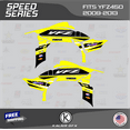 thumbnail image 2 of Kalair GFX Graphics Kit for Yamaha ATV YFZ 450 (2009-2013) Speed Series, 2 of 5