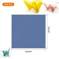 thumbnail image 2 of Unique Bargains 150 Sheets Origami Paper Double Sided Color 6x6Inch Scrapbook, Sapphire Blue, 2 of 7