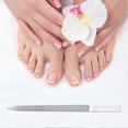 thumbnail image 3 of Nail File Stainless Steel Double Side Nail File Metal File Buffer Fingernails Toenails Manicure Files for Salon and Home, 3 of 5