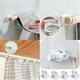 thumbnail image 4 of Self Adhesive Curtain Rod Hooks 4 Pack, No Drill Stick On Wall Hooks for Towel Rods & Home Decor, 4 of 4