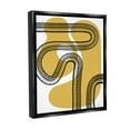 thumbnail image 4 of Stupell Industries Curved Stripes on Shapes Abstract Painting Black Floater Framed Canvas Art Print Wall Art, 25 x 31, 4 of 10