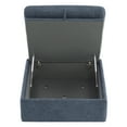 thumbnail image 3 of CHITA ottoman with storage for Living Room, Fabric Foot Rest Stool Seat, Blue, 3 of 9