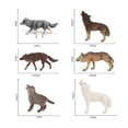 thumbnail image 5 of Juego de 7 figuras de lobo de juguete TANGJMXG figuras de animales de lobo, 5 of 5