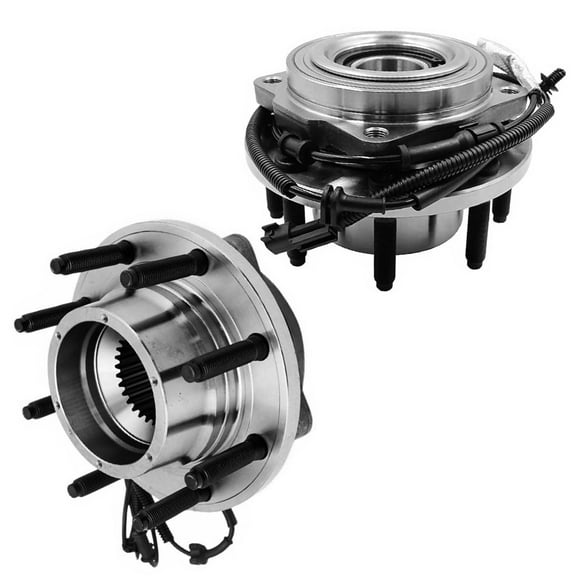 Detroit Axle - 4WD Front Wheel Bearing Hubs for 2017-2022 Ford F-250 F-350 Super Duty, Wheel Bearing and Hubs Assembly Replacement Pair Hubs