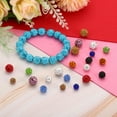thumbnail image 6 of Uxcell 8mm Rhinestone Clay Beads, 100 Pack Round Ball Polymer Clay Crystal Charm Beads, Multicolor, 6 of 6